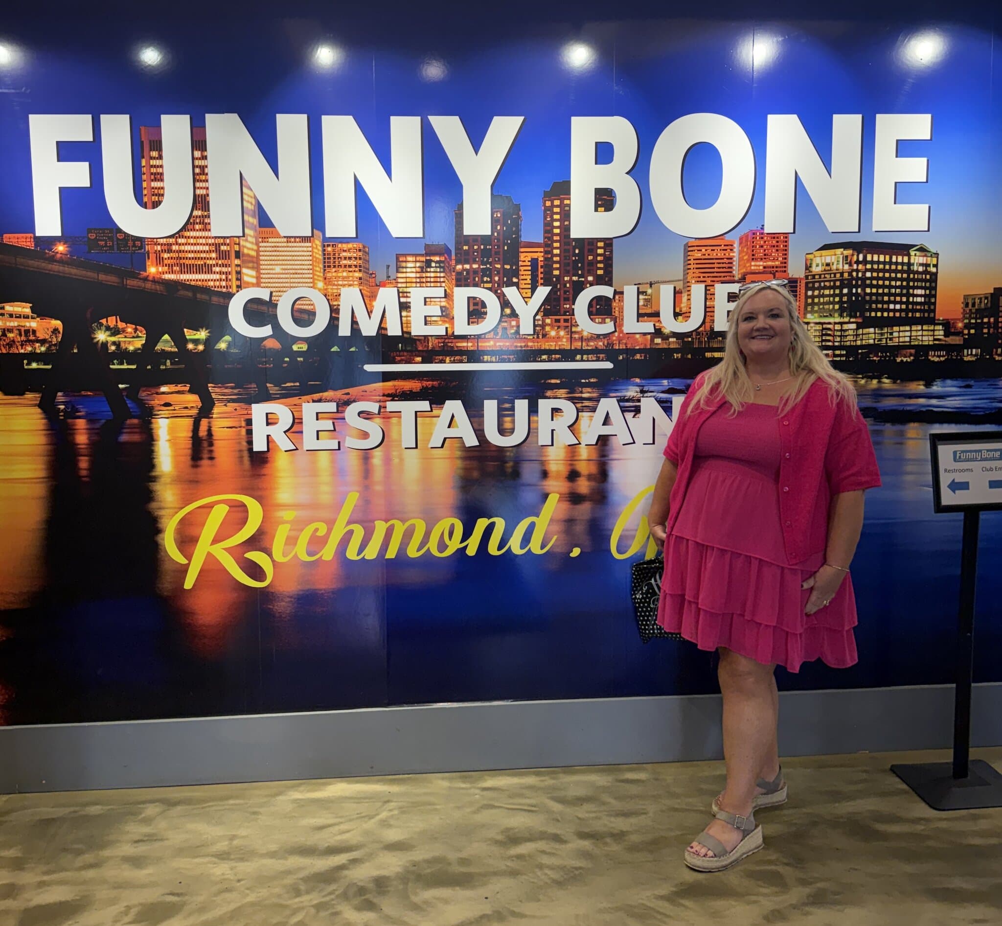 Susan Horne at the Funny Bone Comedy Club in Richmond
